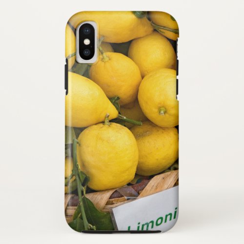 Amalfi Lemon Dream 3 travel wall art  iPhone X Case