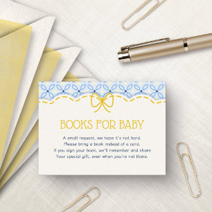 Amalfi Lemon Italian Books for Baby Enclosure Card