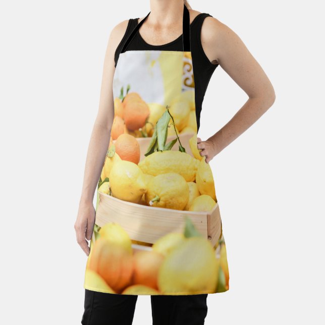 Amalfi Lemons & Oranges #1 #travel #wall #art  Apron (Insitu)
