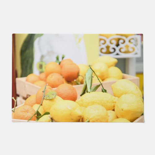 Amalfi Lemons  Oranges 1 travel wall art  Doormat