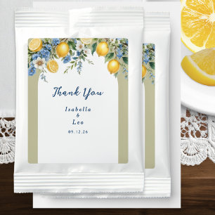 Amalfi Mediterranean Citrus Lemon Custom Wedding Lemonade Drink Mix