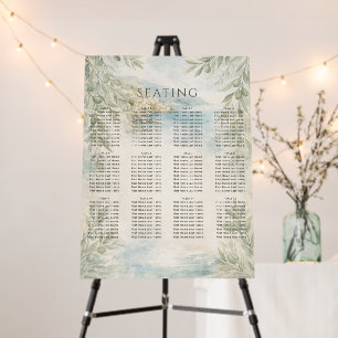 Amalfi Reverie — Mediterranean Coastal Seating Foam Board
