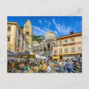 Amalfi Stairs Invitation Postcard