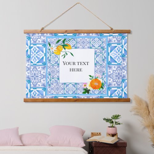 Amalfi stylelemonsummer  hanging tapestry