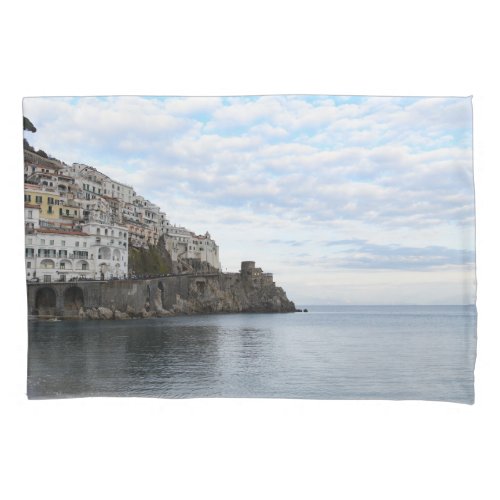 Amalfi Sunrise Dream 1 travel wall art  Pillow Case