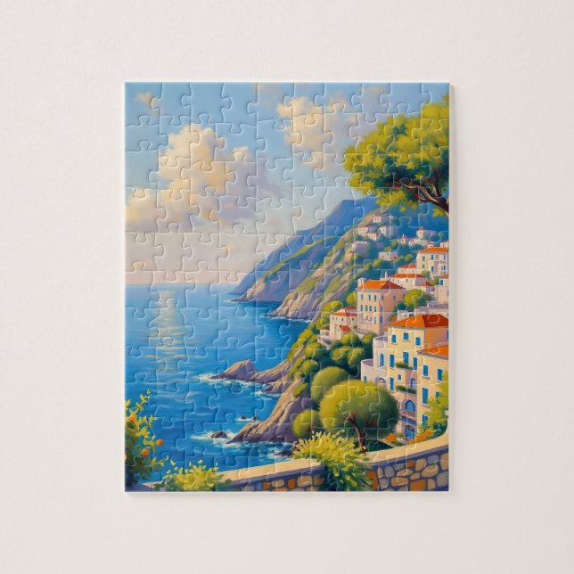 Amalfi Sunrise Puzzle (Vertical)
