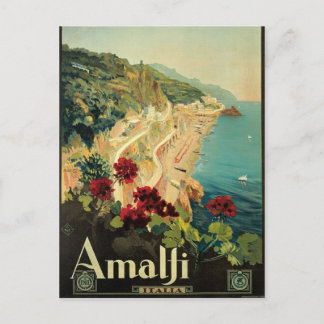 Amalfi Vintage Italian Postcard