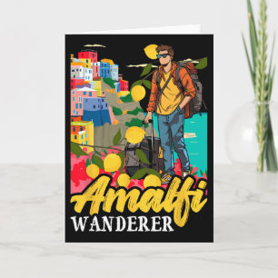 Amalfi Wanderer Italy Amalfi Coast Lemon Traveler  Card