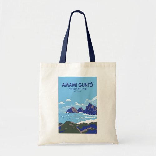 Amami Gunto National Park Japan Travel Art Vintage Tote Bag