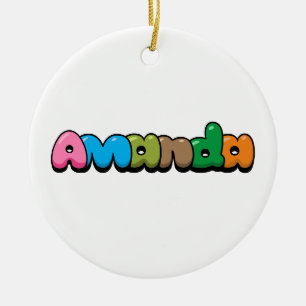 Amanda Ceramic Ornament
