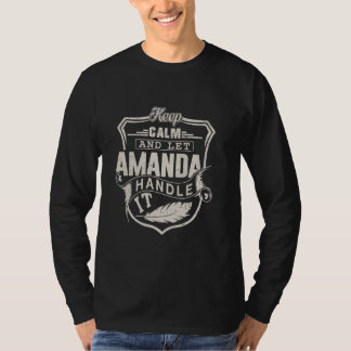 Amanda First Name Shirt Amanda Name Birthday