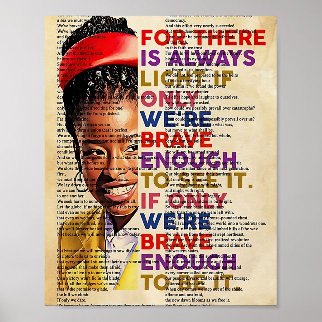 Amanda Gorman Light  Poster (Front)