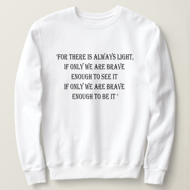 Amanda Gorman “The Hill We Climb” Illustrated Sweatshirt (Design Front)