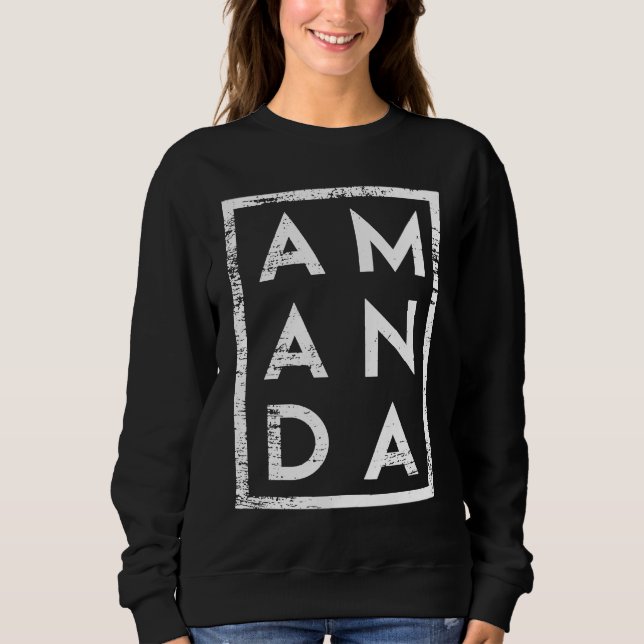 Amanda Minimalism Sweatshirt (Front)