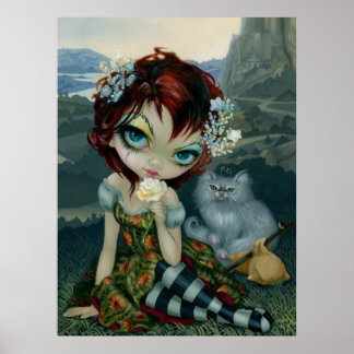 Amanda Palmer Tarot : The Fool ART PRINT fairy cat