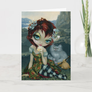 "Amanda Palmer Tarot: The Fool" Greeting Card