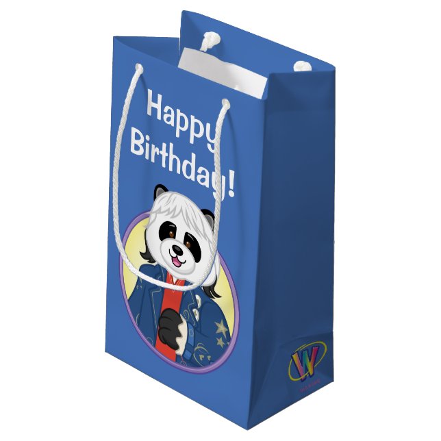 Amanda Panda Small Gift Bag (Back Angled)