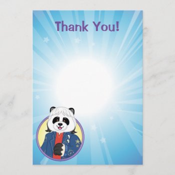 Amanda Panda Thank You Card by webkinz at Zazzle
