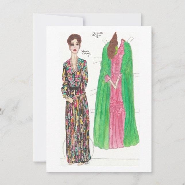 Amanda Paper Doll Card (Front)