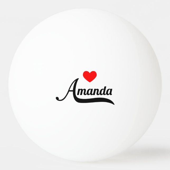 Amanda Ping Pong Ball (Front)