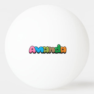 Amanda Ping Pong Ball