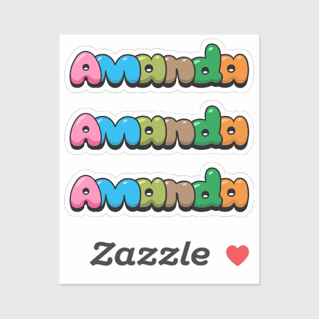 Amanda Sticker (Sheet)