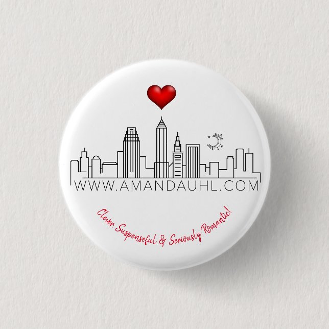Amanda Uhl Button — With Tagline (Front)