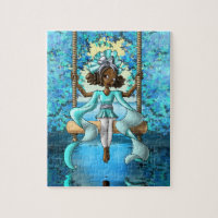 Amani African Girl Puzzle Piece