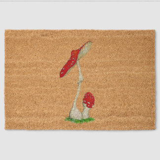 Amanita muscaria fiber doormat