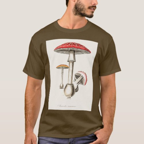 Amanita muscaria illustration from Medical Botany  T_Shirt