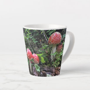 Amanita Muscaria Mushrooms - 12 oz. Latte Mug