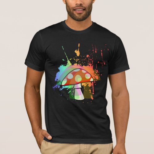 Amanita Muscaria Psychedelic Mushroom T_Shirt