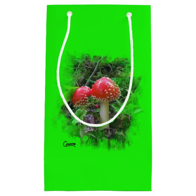 Amanita Muscaria - Small Gift Bag (Front)