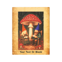 Amanita Mushroom and Gnomes