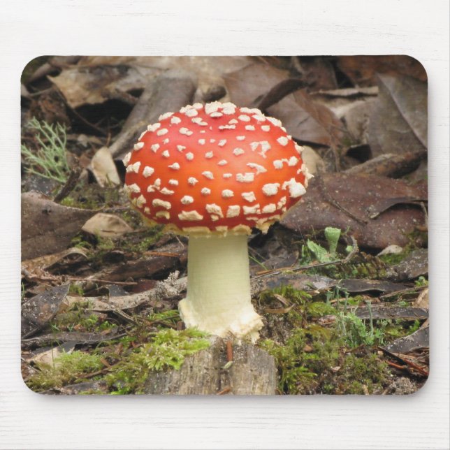 Amanita Mushroom Mousepad (Front)