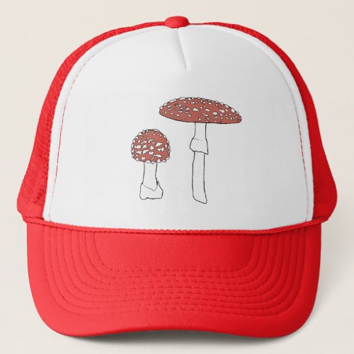 Amanita Mushrooms Fun Fungi CUSTOMIZE IT Trucker Hat
