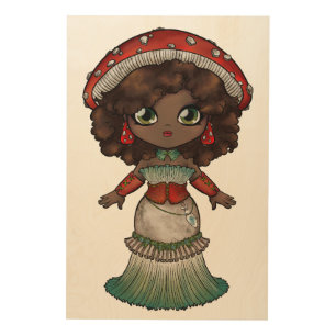 Amanita Wood Wall Art