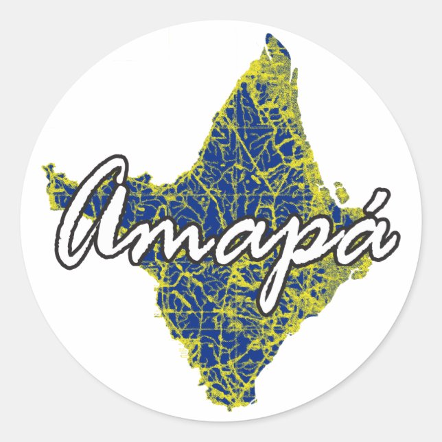 Amapa Classic Round Sticker (Front)
