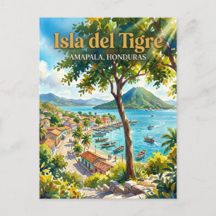 Amapala (Isla del Tigre) Honduras Postcard