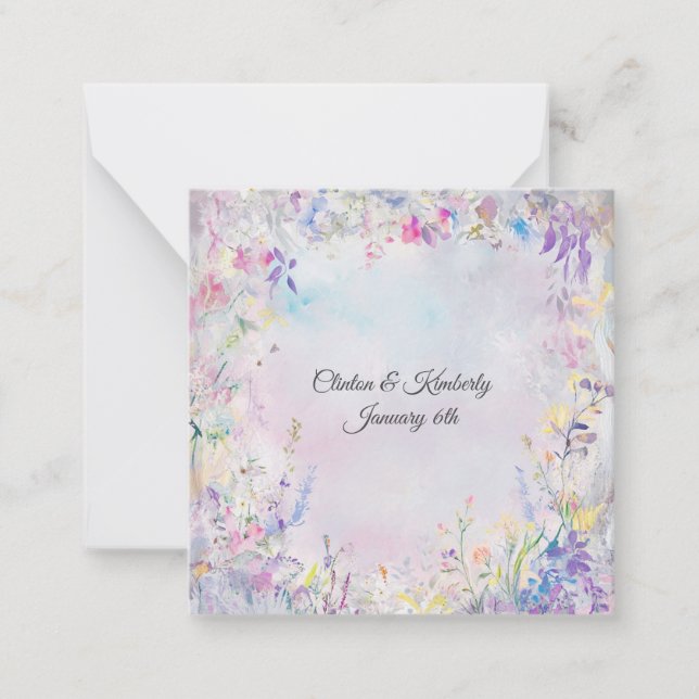 Amara Customizable Note Card (Front)