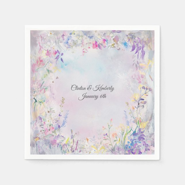 Amara Customizable Paper Napkins (Front)