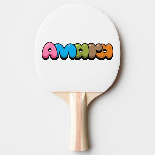 Amara Ping Pong Paddle (Front)
