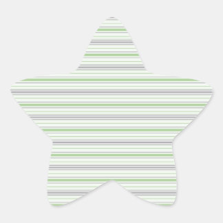Amara Stripe pistachio Star Sticker