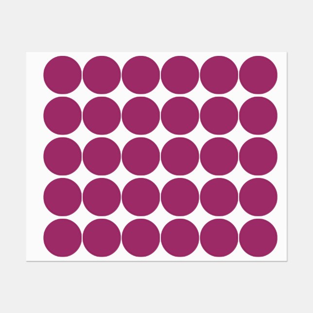  Amarant (M&P) (solid color)  Labels (Sheet)
