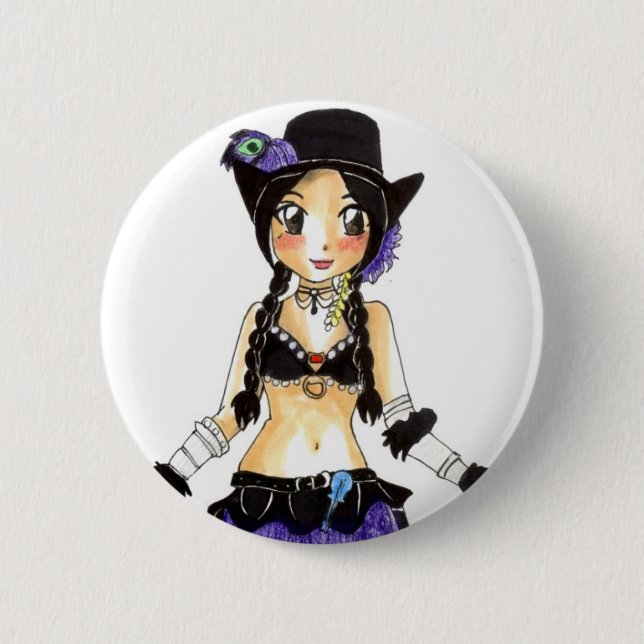 Amaranth Pinback Button (Front)