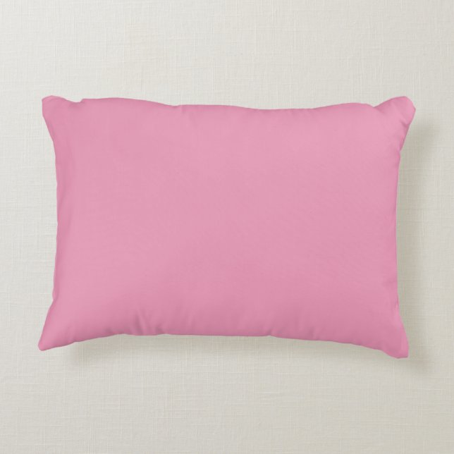 Amaranth Pink Accent Pillow (Back)
