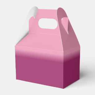 Amaranth Pink and Amaranth Purple Favor Boxes