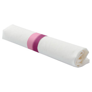 Amaranth Pink and Amaranth Purple Napkin Bands
