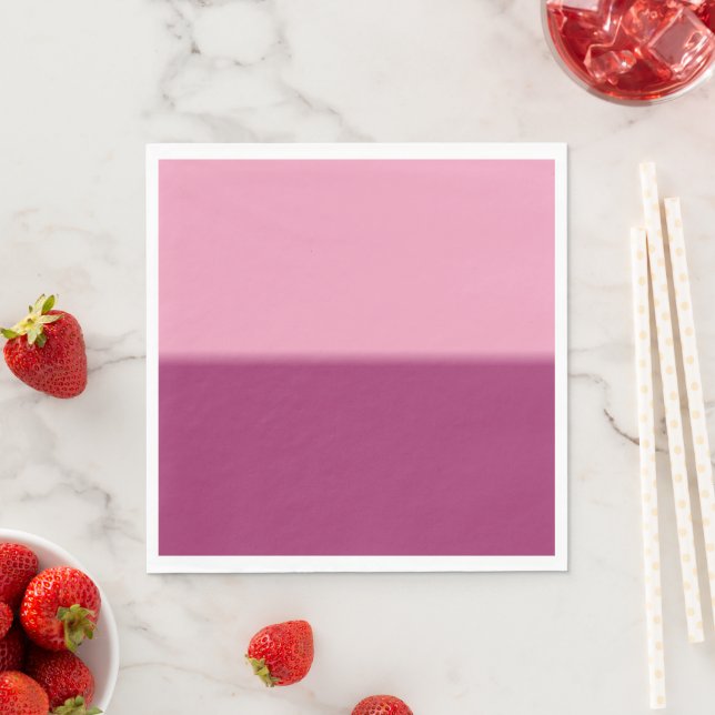 Amaranth Pink and Amaranth Purple Napkins (Insitu)