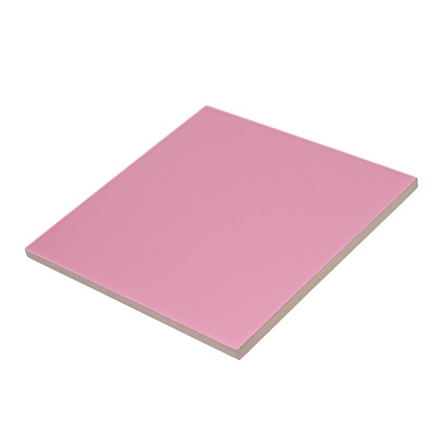  Amaranth Pink (solid color)  Ceramic Tile (Side)